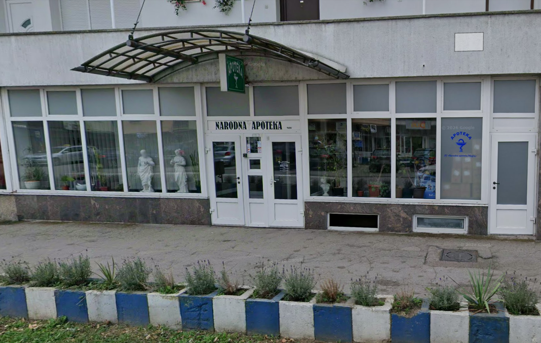 Ulaz u Narodnu apoteku Maglaj